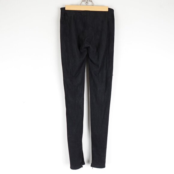 Velvet Graham & Spencer Leggings Pants Women's XS Faux Suede Ankle Zip Tights - Picture 7 of 9